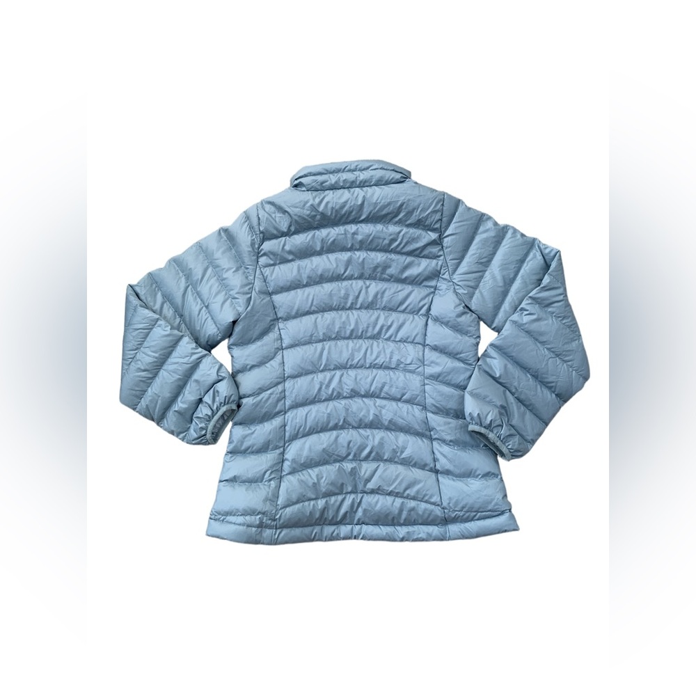 Patagonia Size XL, 14, Light Blue Down Sweater Puffer Coat - Picture 2 of 10
